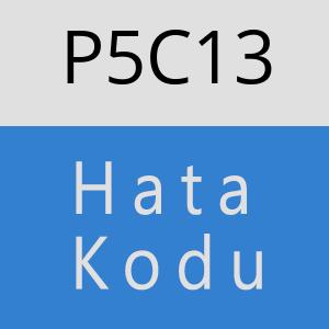 P5C13 hatasi