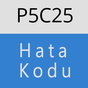 P5C25 hatasi