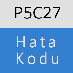 P5C27 hatasi