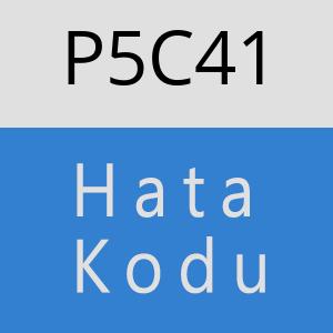 P5C41 hatasi