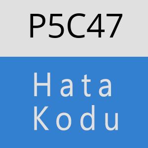 P5C47 hatasi