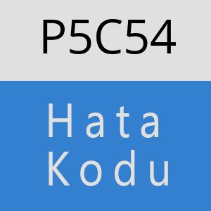 P5C54 hatasi