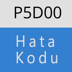P5D00 hatasi