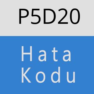 P5D20 hatasi