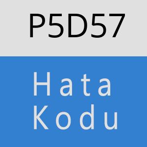 P5D57 hatasi