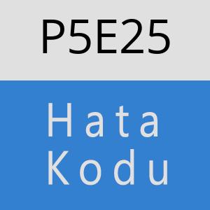 P5E25 hatasi