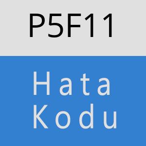 P5F11 hatasi