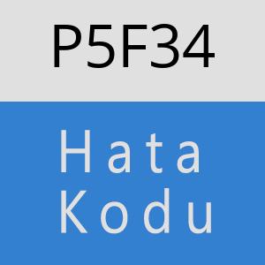 P5F34 hatasi