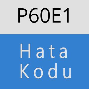 P60E1 hatasi