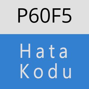 P60F5 hatasi