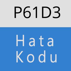 P61D3 hatasi