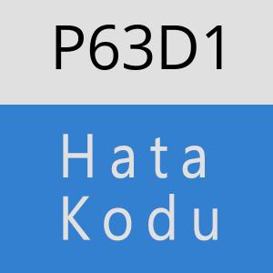 P63D1 hatasi