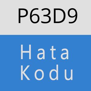 P63D9 hatasi