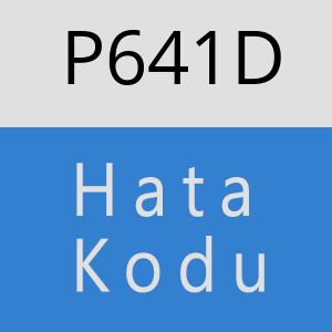 P641D hatasi