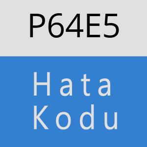 P64E5 hatasi