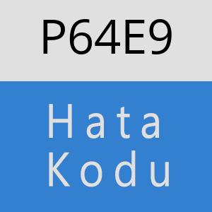 P64E9 hatasi