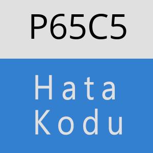 P65C5 hatasi