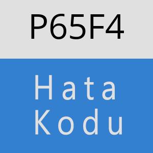 P65F4 hatasi