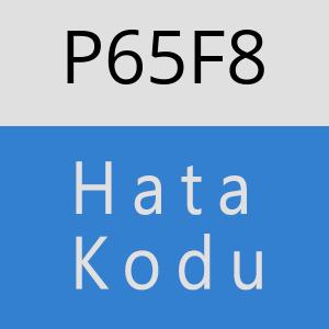 P65F8 hatasi