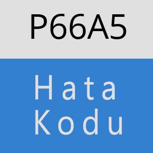 P66A5 hatasi