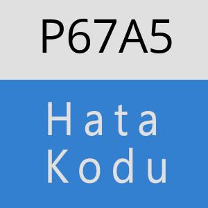 P67A5 hatasi