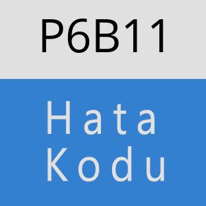 P6B11 hatasi