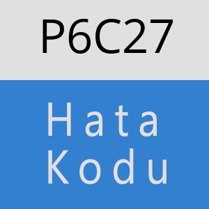 P6C27 hatasi