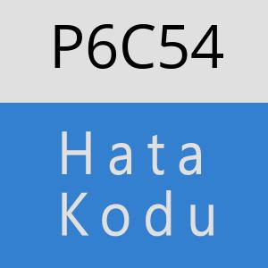 P6C54 hatasi