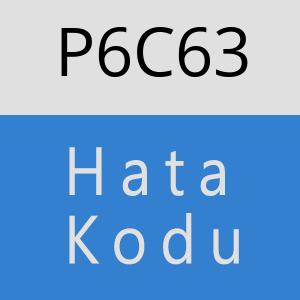 P6C63 hatasi