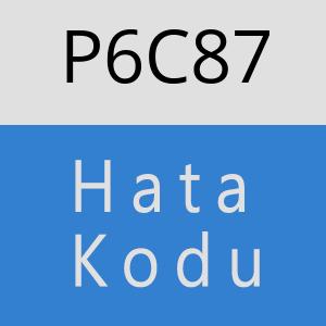 P6C87 hatasi