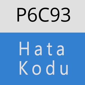 P6C93 hatasi