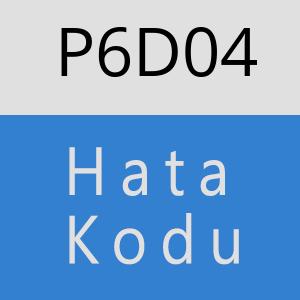 P6D04 hatasi