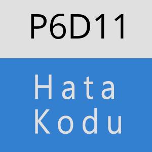 P6D11 hatasi