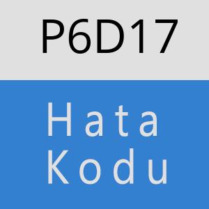 P6D17 hatasi