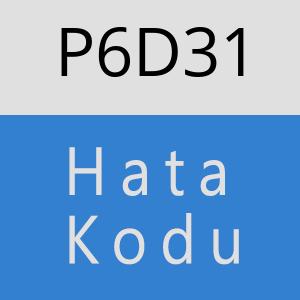 P6D31 hatasi