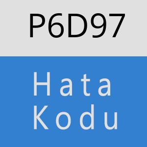 P6D97 hatasi