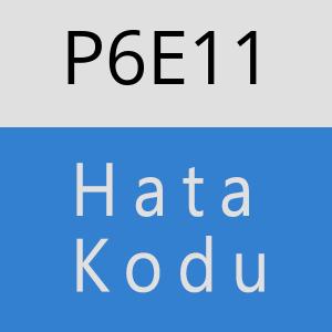 P6E11 hatasi