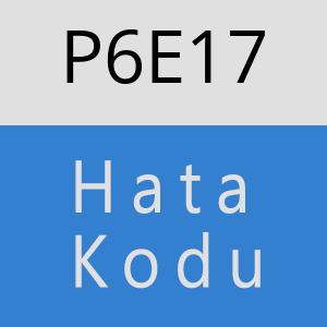 P6E17 hatasi