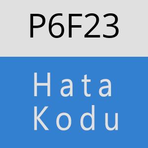 P6F23 hatasi