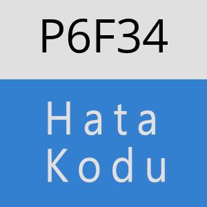 P6F34 hatasi