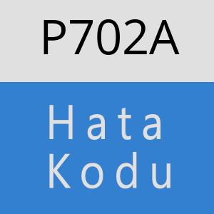 P702A hatasi