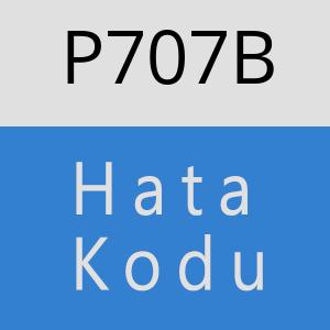 P707B hatasi