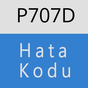 P707D hatasi