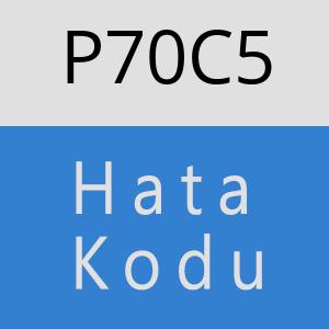 P70C5 hatasi