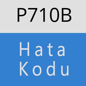 P710B hatasi