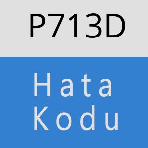 P713D hatasi