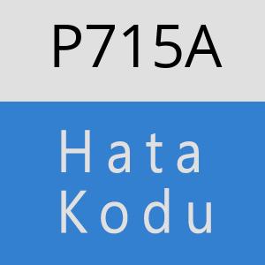 P715A hatasi