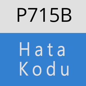 P715B hatasi