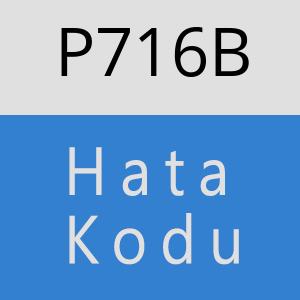 P716B hatasi