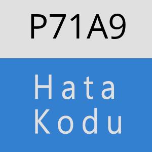 P71A9 hatasi